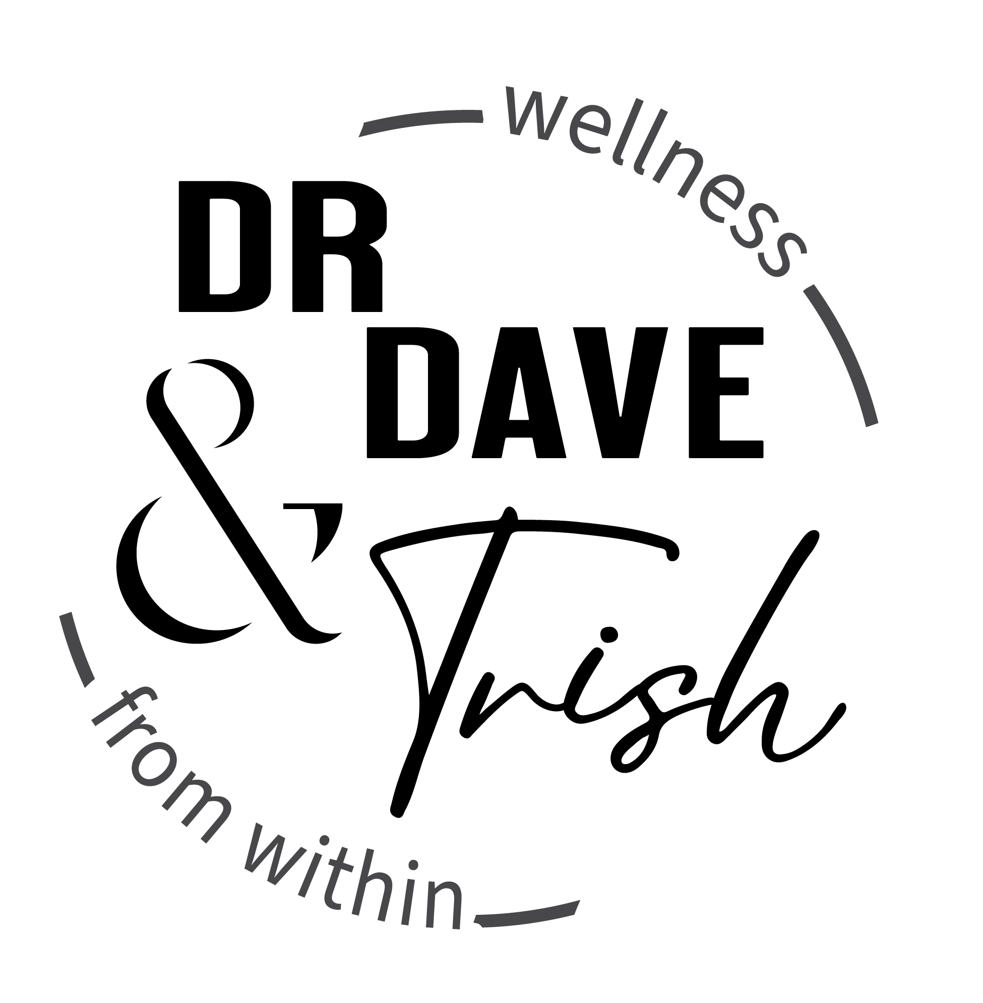 Dr Dave and Trish logo-blk